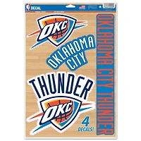 WinCraft Oklahoma City Thunder 11" x 17" Multi-Use Decal Sheet