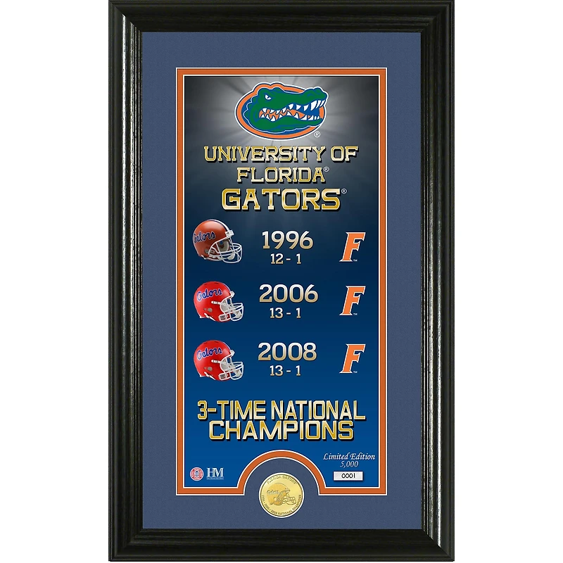 Highland Mint Florida Gators 15" x 22" Legacy Panoramic Photomint
