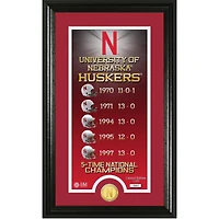 Highland Mint Nebraska Huskers 15" x 22" Legacy Panoramic Photomint