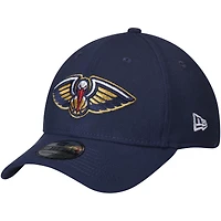Men's New Era Navy New Orleans Pelicans Team Classic 39THIRTY Flex Hat