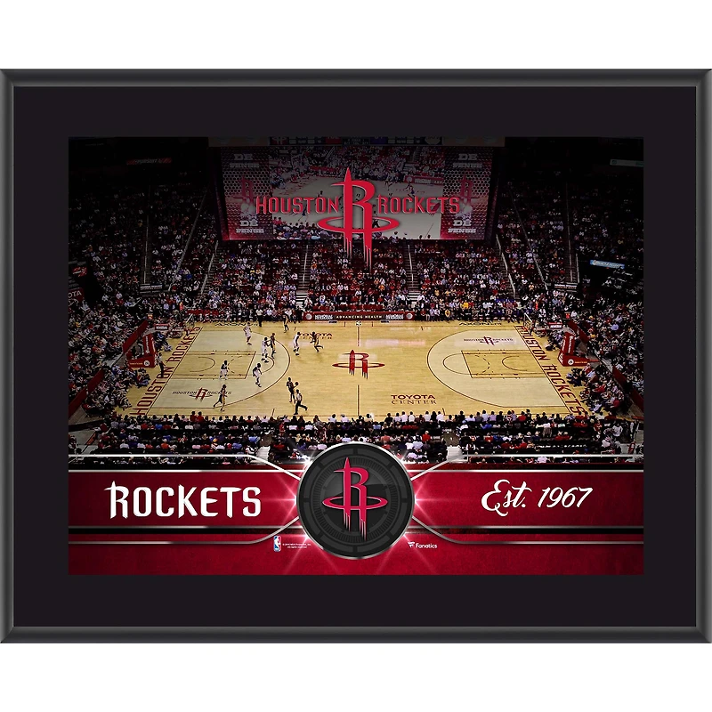 Houston Rockets 10.5" x 13" Sublimated Team Plaque