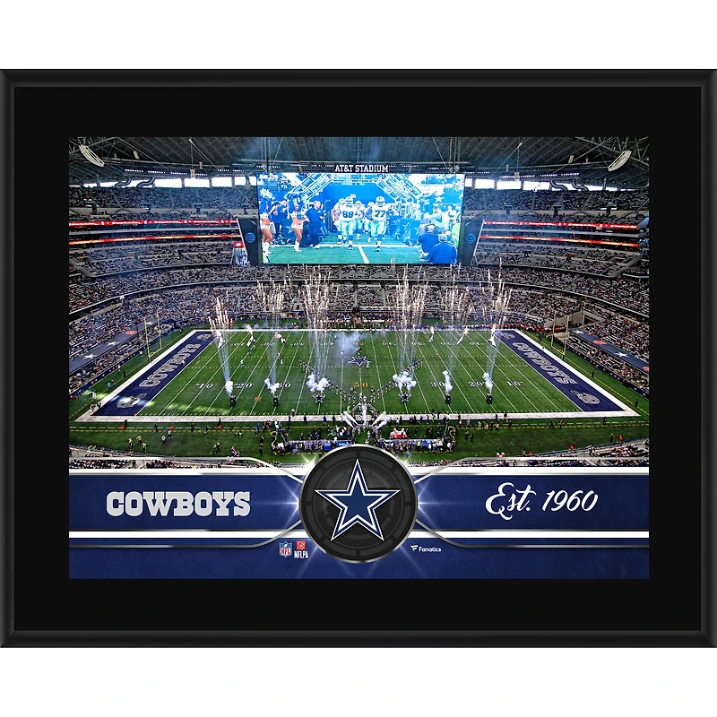 Dallas Cowboys 10.5" x 13" Sublimated Team Plaque