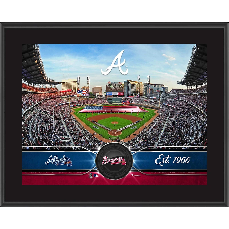 Atlanta Braves 10.5" x 13" Sublimated Team Plaque