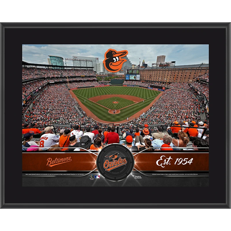 Baltimore Orioles 10.5" x 13" Sublimated Team Plaque