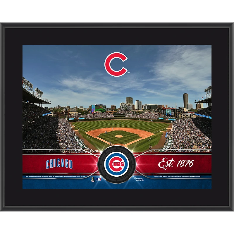 Chicago Cubs 10.5" x 13" Sublimated Team Plaque
