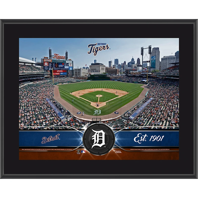 Detroit Tigers 10.5" x 13" Sublimated Team Plaque