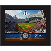 Houston Astros 10.5" x 13" Sublimated Team Plaque