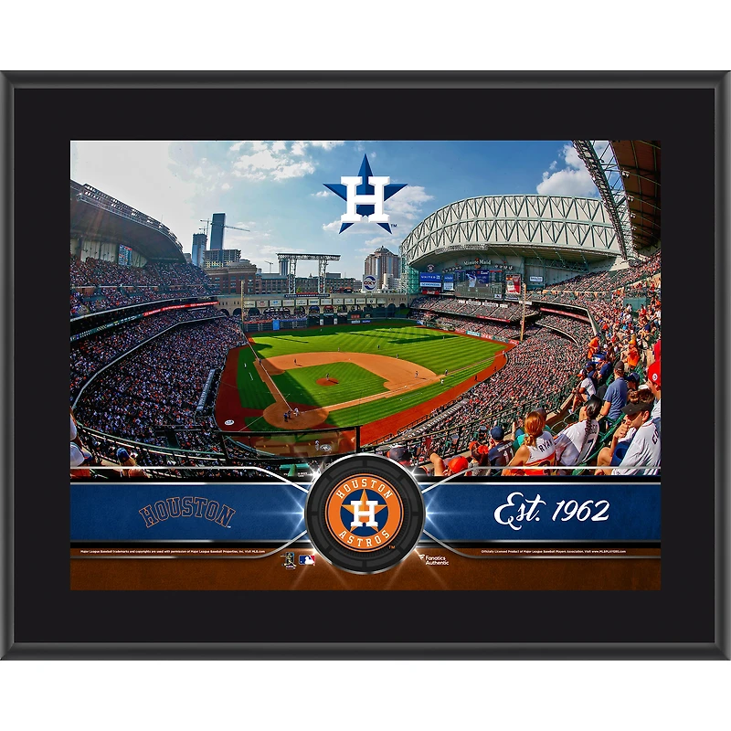 Houston Astros 10.5" x 13" Sublimated Team Plaque