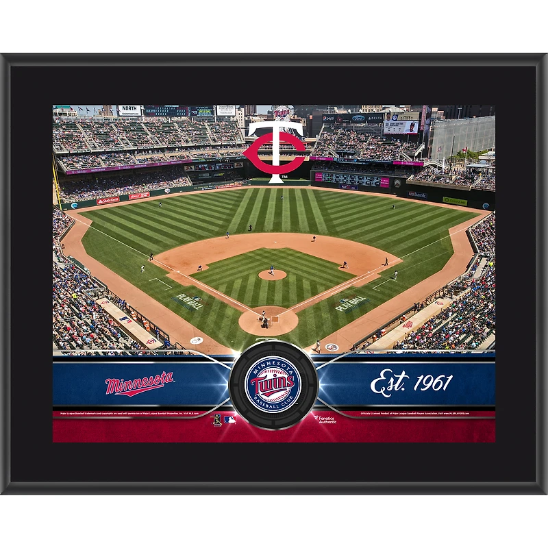 Minnesota Twins 10.5" x 13" Sublimated Team Plaque