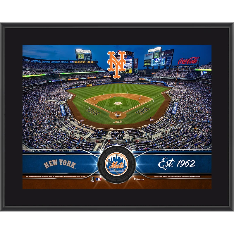 New York Mets 10.5" x 13" Sublimated Team Plaque