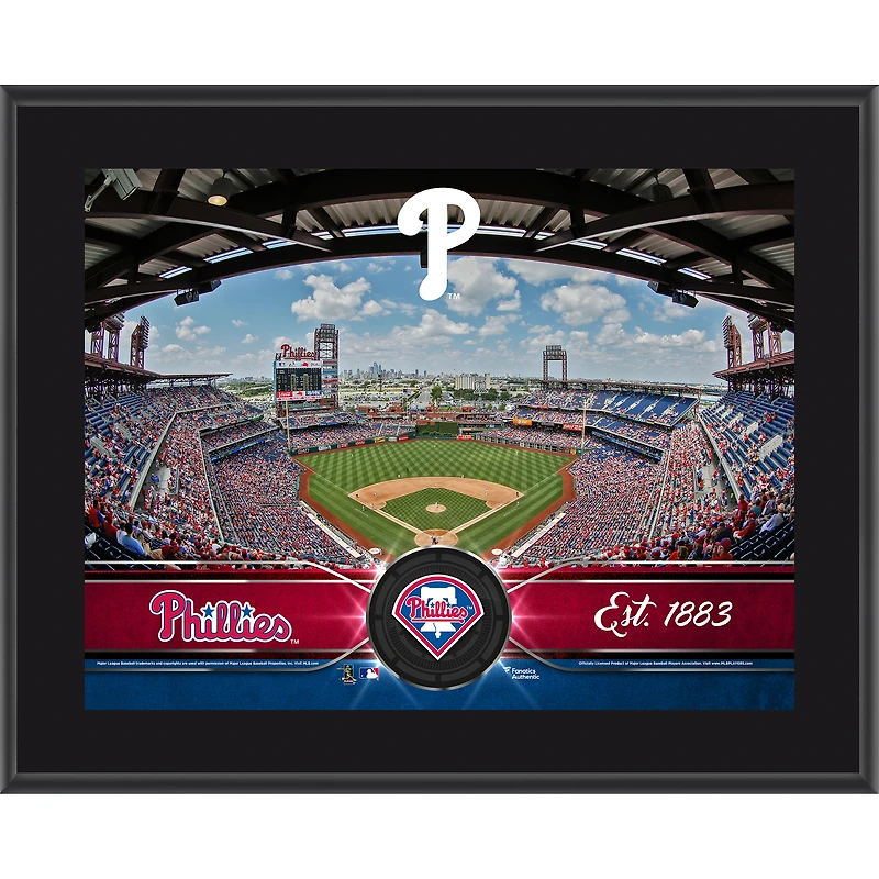 Philadelphia Phillies 10.5" x 13" Sublimated Team Plaque