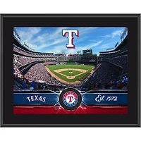 Texas Rangers 10.5" x 13" Sublimated Team Plaque