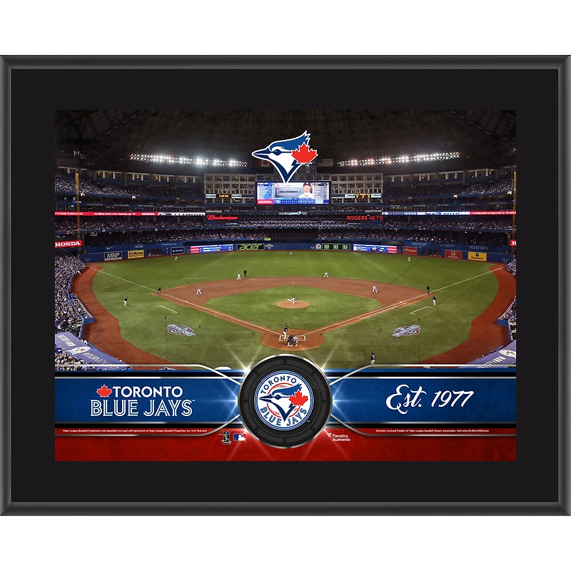 Toronto Blue Jays 10.5" x 13" Sublimated Team Plaque