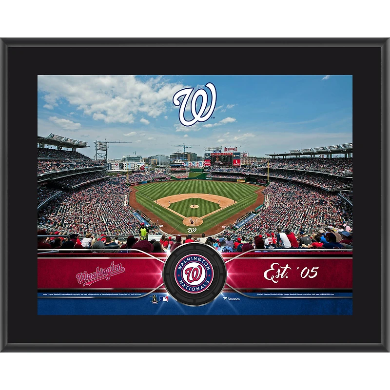 Washington Nationals 10.5" x 13" Sublimated Team Plaque