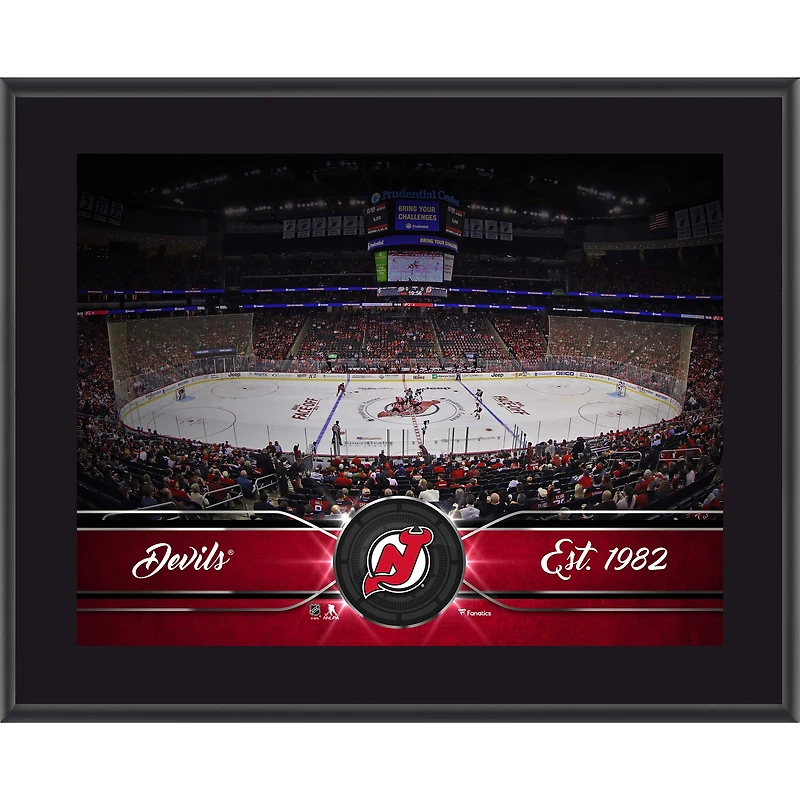 New Jersey Devils 10.5" x 13" Sublimated Team Plaque