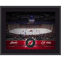 New Jersey Devils 10.5" x 13" Sublimated Team Plaque