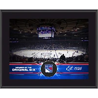 New York Rangers 10.5" x 13" Sublimated Team Plaque