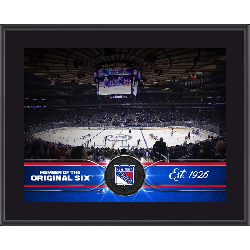 New York Rangers 10.5" x 13" Sublimated Team Plaque