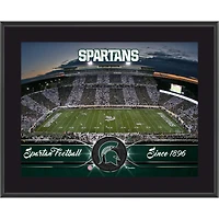 Michigan State Spartans 10.5" x 13" Sublimated Team Plaque