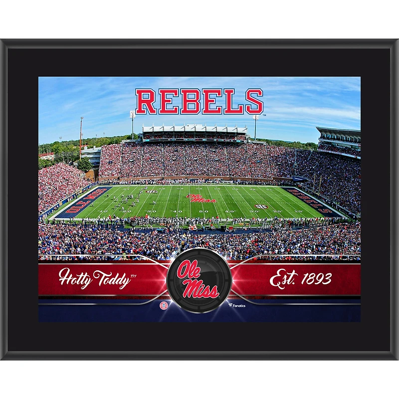 Ole Miss Rebels 10.5" x 13" Sublimated Team Plaque