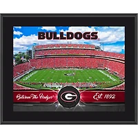 Georgia Bulldogs 10.5" x 13" Sublimated Team Plaque