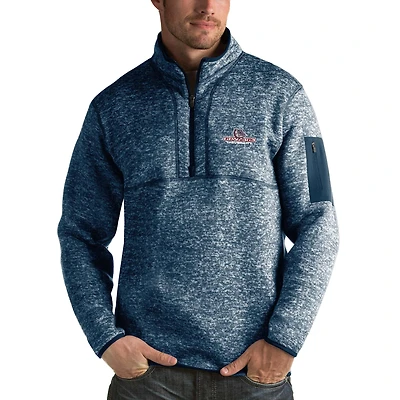 Men's Antigua Navy Gonzaga Bulldogs Fortune Half-Zip Sweatshirt