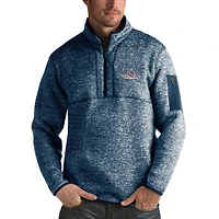 Men's Antigua Navy Gonzaga Bulldogs Fortune Half-Zip Sweatshirt