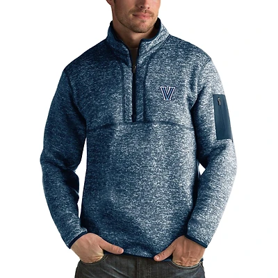 Men's Antigua Navy Villanova Wildcats Fortune Half-Zip Sweatshirt