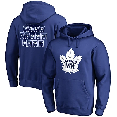 Men's Royal Toronto Maple Leafs Raise the Banner Pullover Hoodie