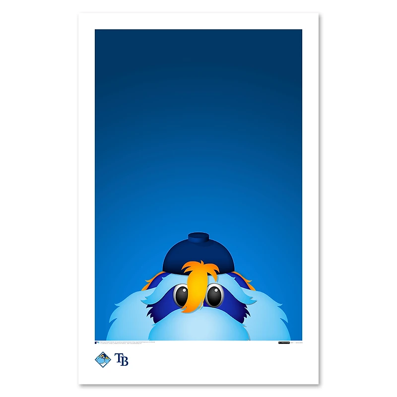 Tampa Bay Rays 11" x 17" Minimalist Raymond Wall Art