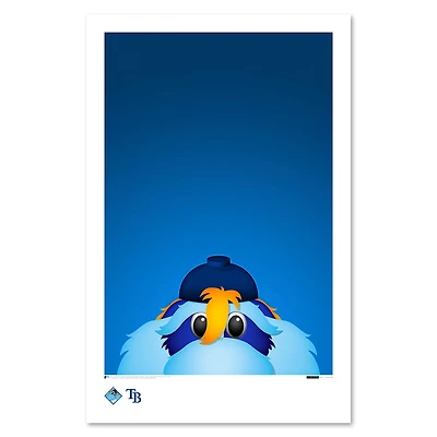 Tampa Bay Rays 11" x 17" Minimalist Raymond Wall Art