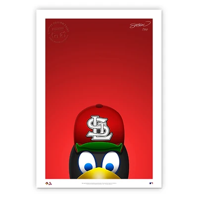 St. Louis Cardinals 14" x 20" Minimalist Fredbird Mascot Wall Art