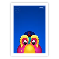 Cleveland Indians 24" x 32" Minimalist Cleveland Indians Mascot Wall Art
