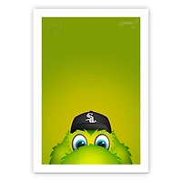 Chicago White Sox 24" x 32" Minimalist Chicago White Sox Mascot Wall Art