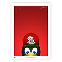 St. Louis Cardinals 24" x 32" Minimalist St. Louis Cardinals Mascot Wall Art