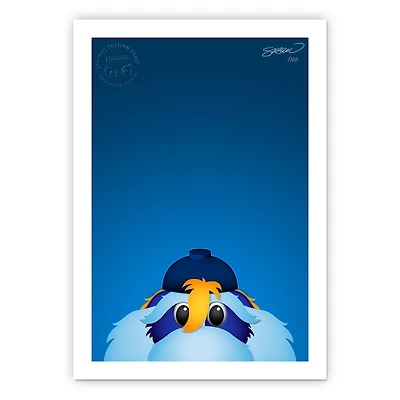 Tampa Bay Rays 24" x 32" Minimalist Tampa Bay Rays Mascot Wall Art