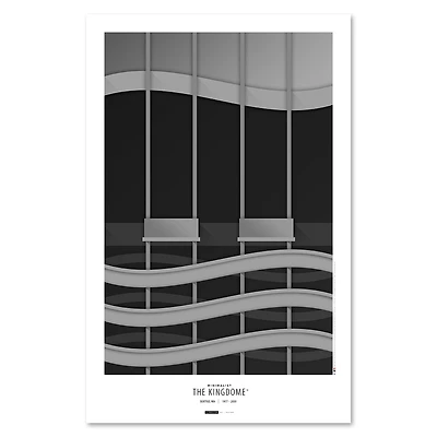 Seattle Mariners 11" x 17" Minimalist Kingdome Wall Art