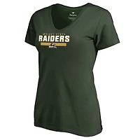 Women's Green Wright State Raiders Team Strong V-Neck T-Shirt