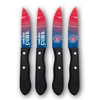 Woodrow Chicago Cubs 4-Piece Stainless Steel Steak Knife Set