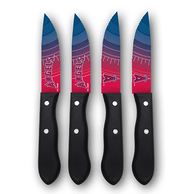 Woodrow Los Angeles Angels 4-Piece Stainless Steel Steak Knife Set