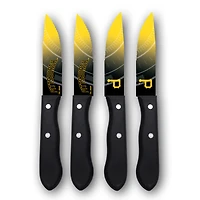 Woodrow Pittsburgh Pirates 4-Piece Stainless Steel Steak Knife Set