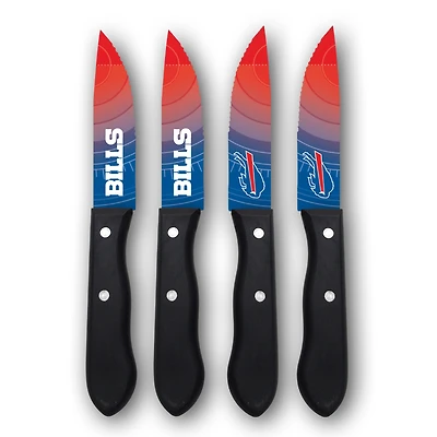 Woodrow Buffalo Bills 4-Piece Stainless Steel Steak Knife Set