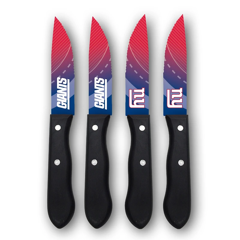 Woodrow New York Giants 4-Piece Stainless Steel Steak Knife Set