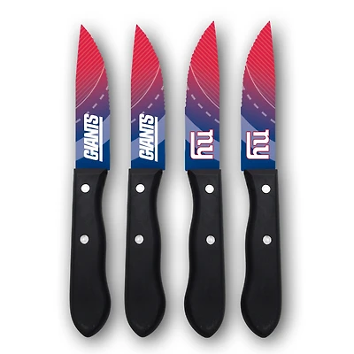 Woodrow New York Giants 4-Piece Stainless Steel Steak Knife Set