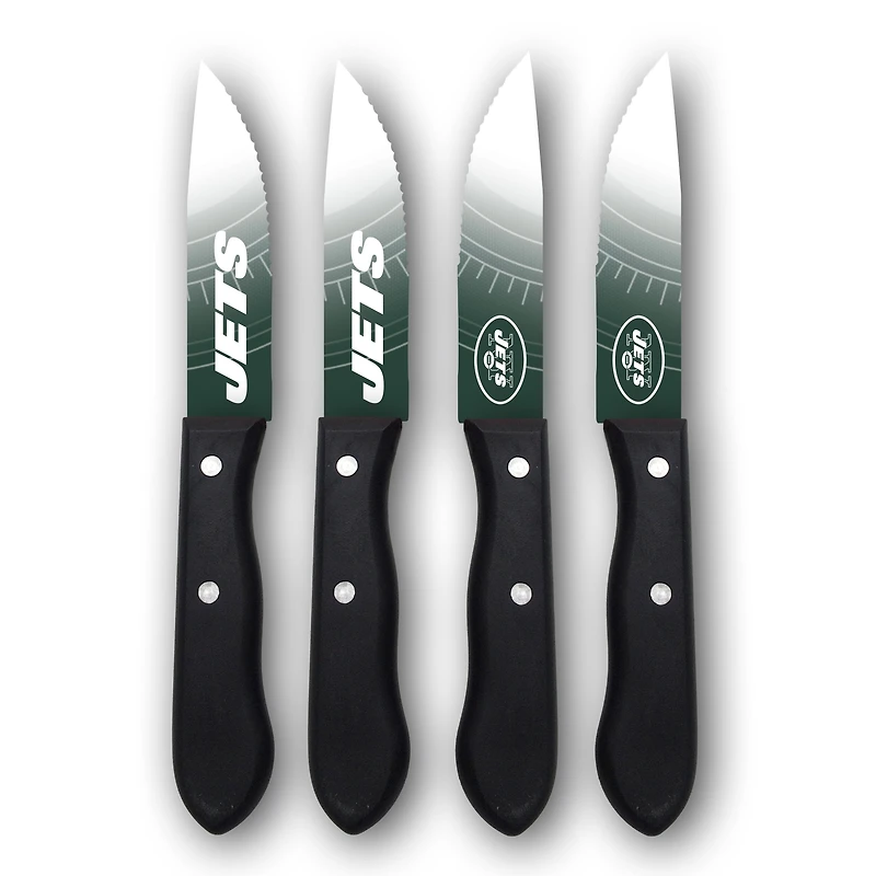 Woodrow New York Jets 4-Piece Stainless Steel Steak Knife Set