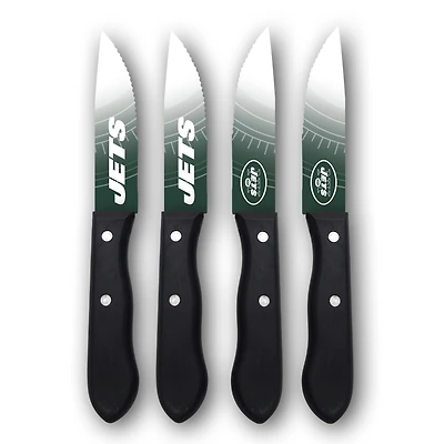 Woodrow New York Jets 4-Piece Stainless Steel Steak Knife Set