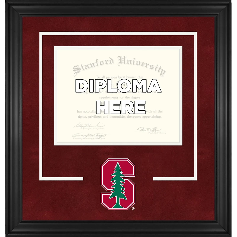 Stanford Cardinal Deluxe 8.5" x 11" Diploma Frame with Team Logo