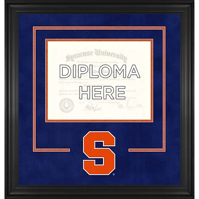 Syracuse Orange Deluxe 8.5" x 11" Diploma Frame with Team Logo