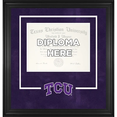 TCU Horned Frogs Deluxe 8.5" x 11" Diploma Frame with Team Logo
