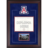 Arizona Wildcats Deluxe 8.5" x 11" Diploma Frame with Team Logo - Insert Your Own 4" x 6" Photograph